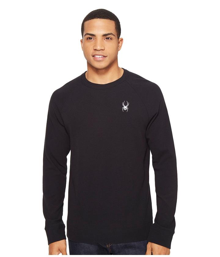 Spyder - Vintage Jersey Waffle Long Sleeve Crew Shirt