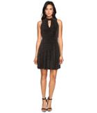 Jessica Simpson - Lurex Gliter Dress With Mock Neck