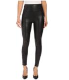 Spanx - Cut Sew Cropped Leather Leggings