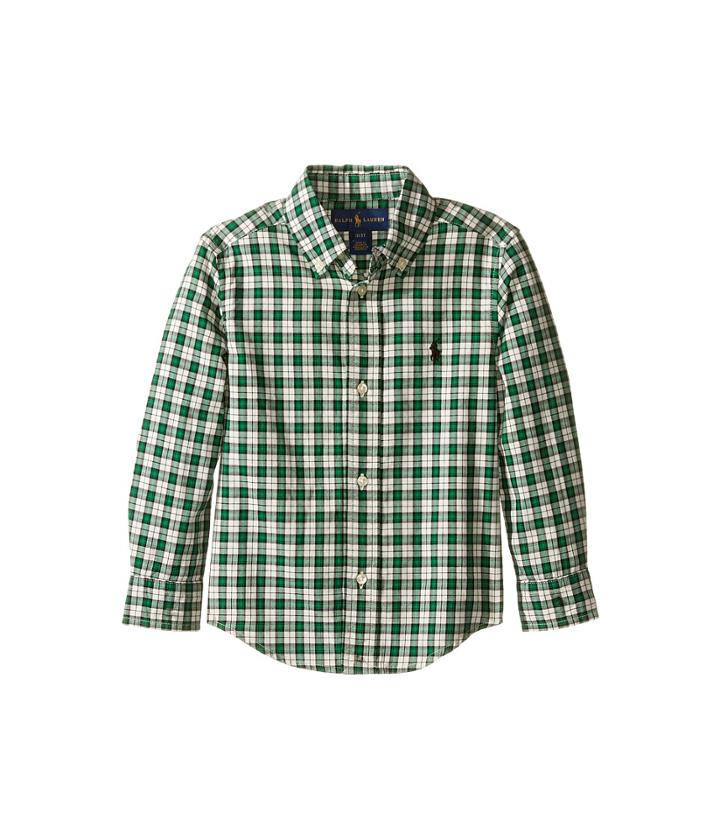 Polo Ralph Lauren Kids - Yarn-dyed Twill Long Sleeve Button Down Shirt