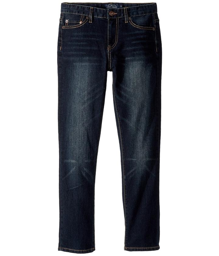 Lucky Brand Kids - Core Denim Dark Blue Skinny In Barite