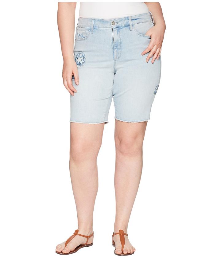 Nydj Plus Size - Plus Size Briella Shorts Dream Blossom In Palm Desert