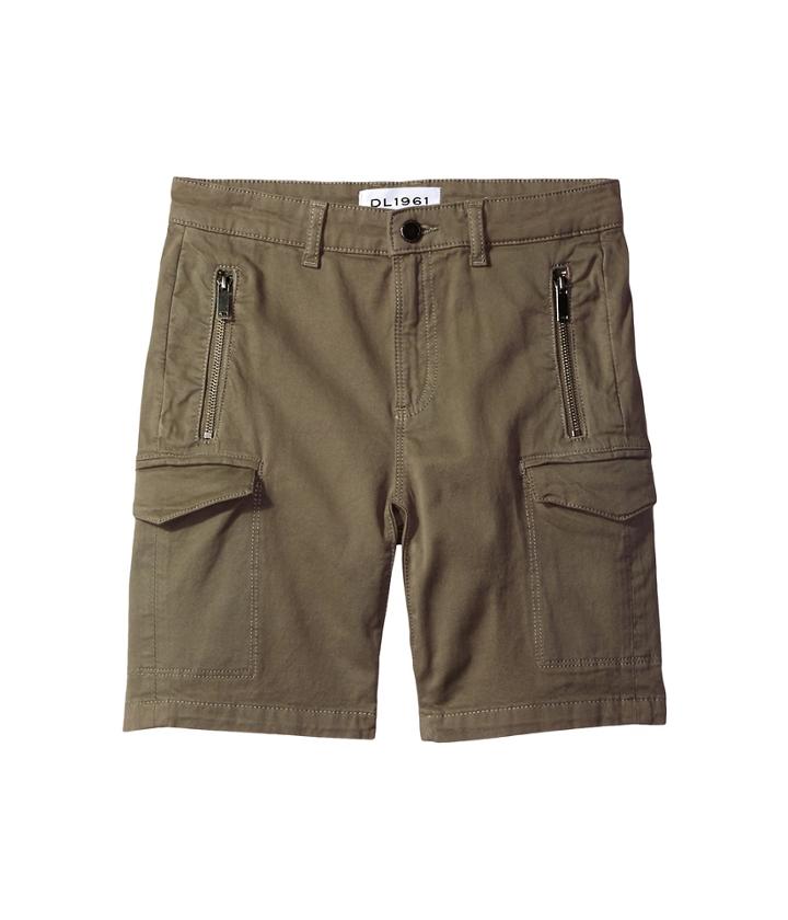 Dl1961 Kids - Finn Shorts With Cargo Pockets In Patrol