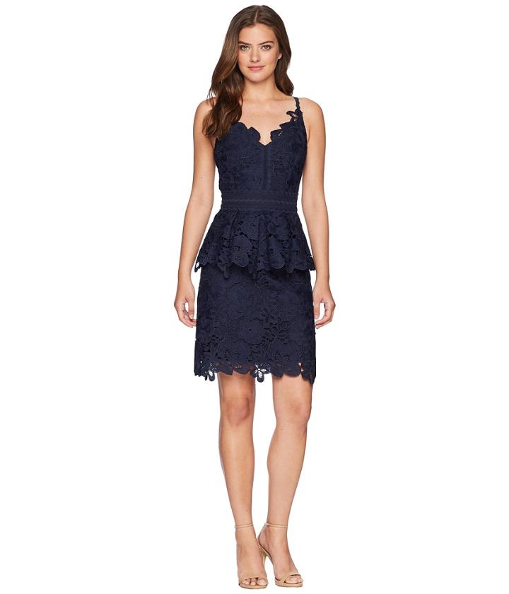 Ted Baker - Nadiie Lace Detail Peplum Dress