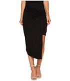 Kensie - Lightweight Viscose Spandex Knot Skirt Ks6k6235
