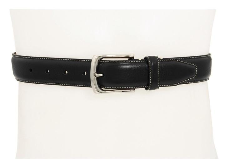 Johnston &amp; Murphy Topstitched Belt