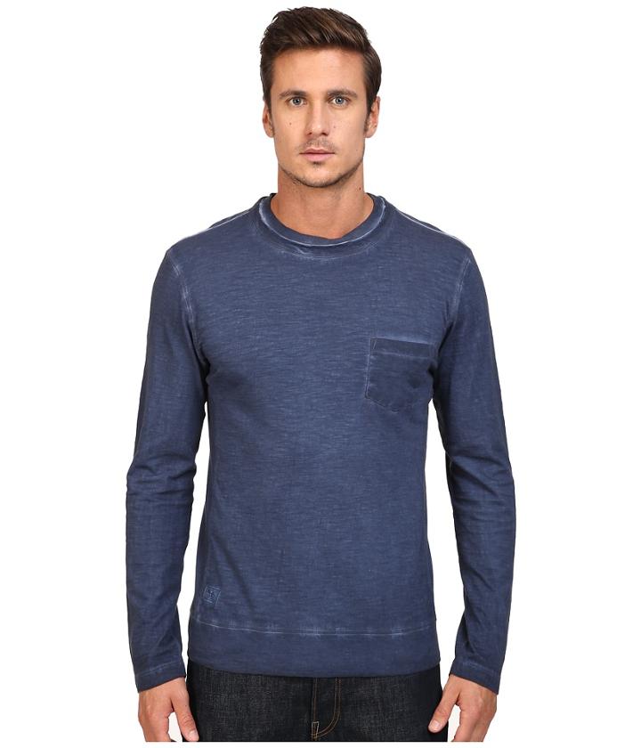 Vintage 1946 - Slub Knit Double Crew Long Sleeve Tee