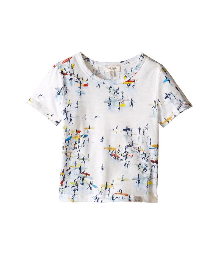 Paul Smith - All Over Surfers On Beach Print Tee Shirt