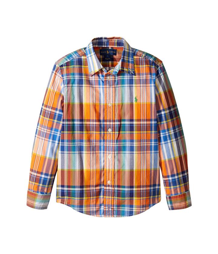 Polo Ralph Lauren Kids - Yarn-dyed Poplin Button Down Top