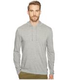 John Varvatos Star U.s.a. - Striped Long Sleeve Pullover Knit Hoodie With Vertical Pickstitch Detail And Drawcord K3039t1b