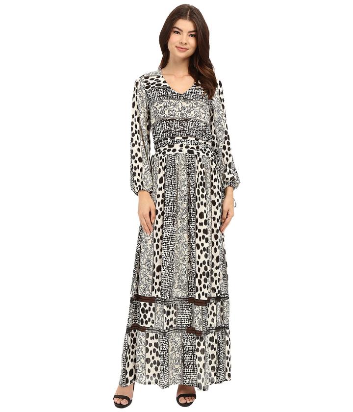 Brigitte Bailey - Veronique Long Sleeve V-neck Dress