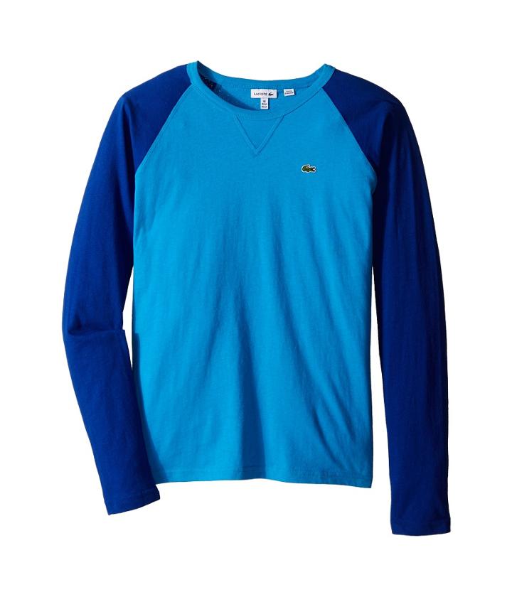 Lacoste Kids - Long Sleeve Baseball Tee Shirt