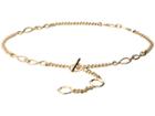 Michael Michael Kors - Nautical Knotted Chain Belt With Toggle Front Closure