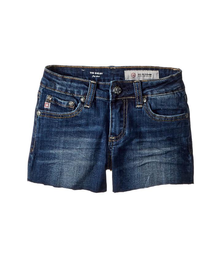 Ag Adriano Goldschmied Kids - The Shelby Fray Shorts W/ Raw Hem In 7 Year Break