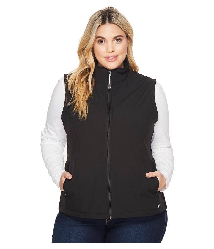 Roper - Plus Size 1321 Black Softshell Vest