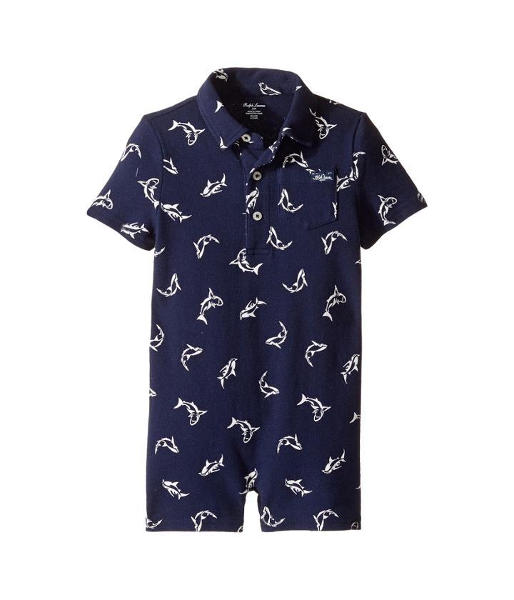 Ralph Lauren Baby - Mesh Shark One-piece Shortalls