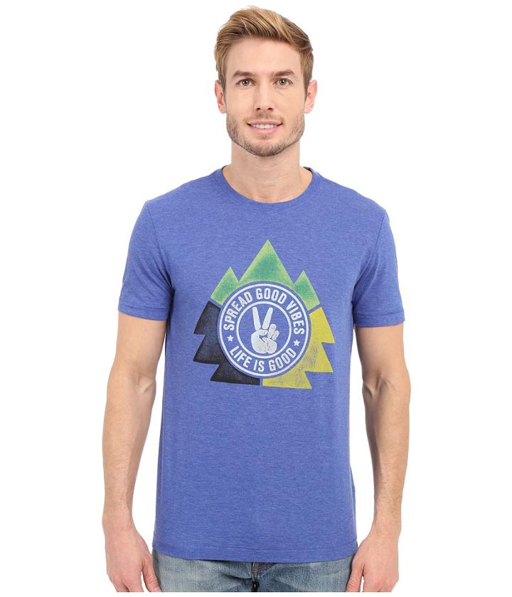 Life Is Good - Life Is Good Spread Good Vibes Triangle Cool Tee