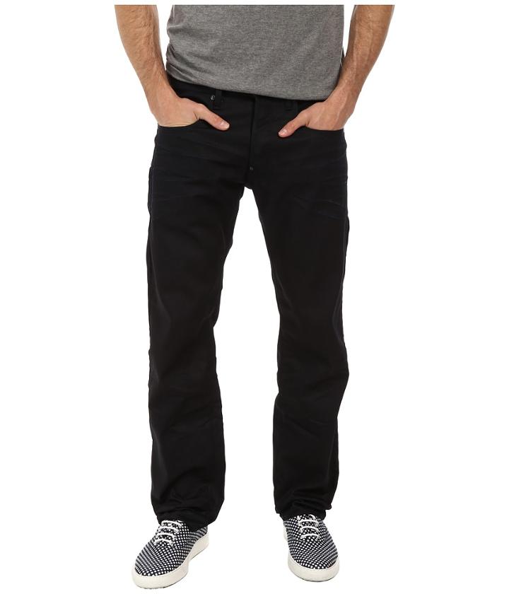 G-star 3301 Slim Straight In Black Format 3d Aged