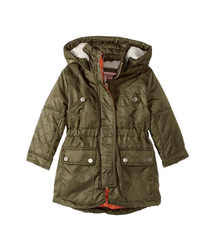 Urban Republic Kids - Poly-twill Anorak With Quilted Lining