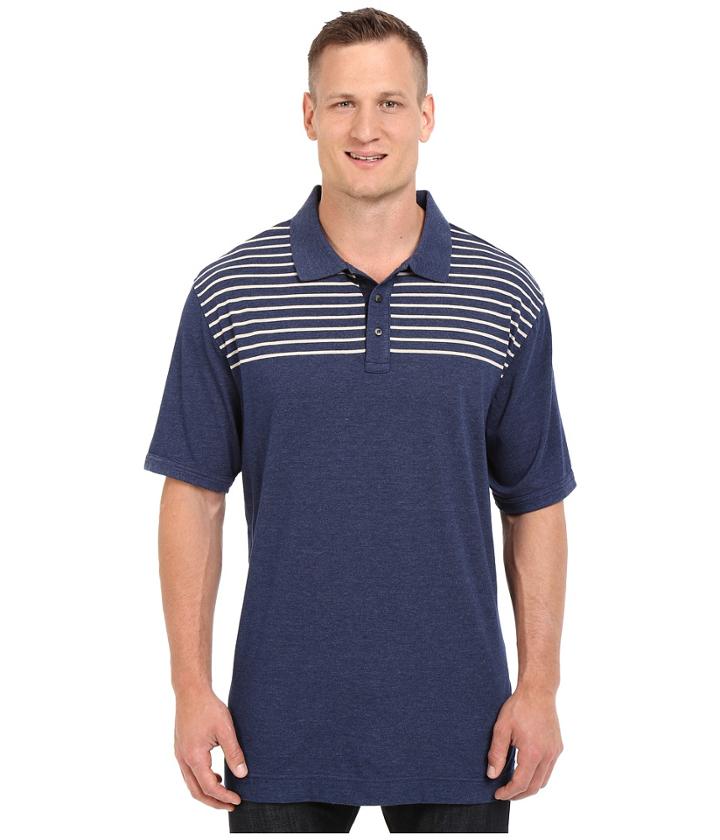 Nautica Big &amp; Tall - Big Tall Chest Stripe Polo Shirt