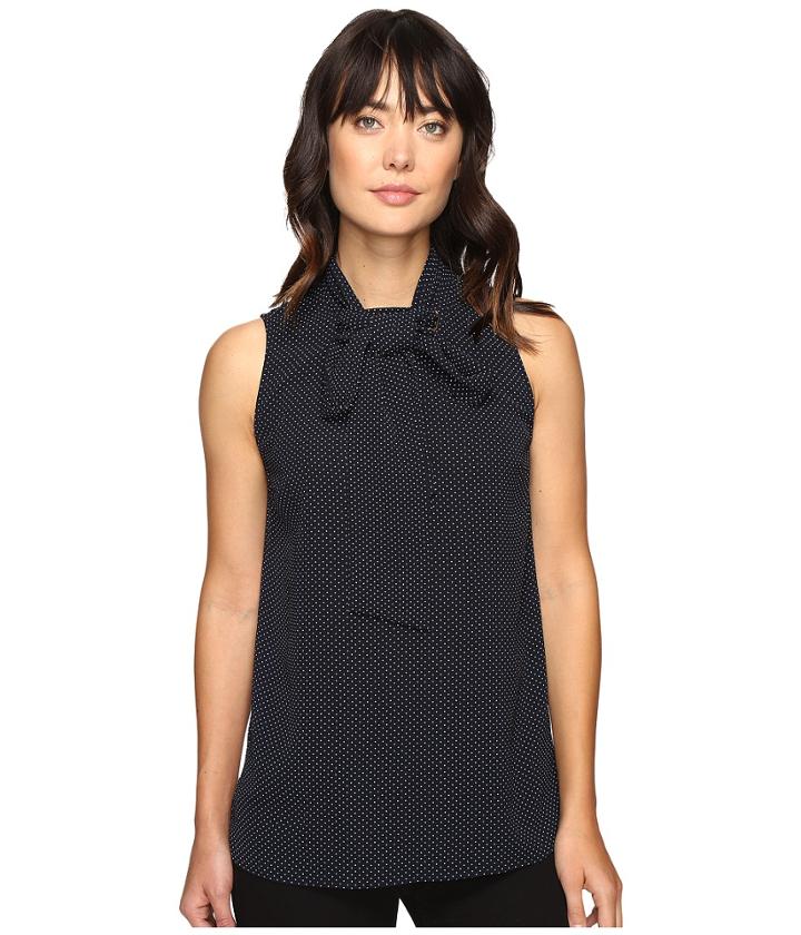 Michael Michael Kors - Manege Dot Neck Tie Top
