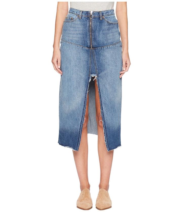 The Kooples - Long Denim Skirt