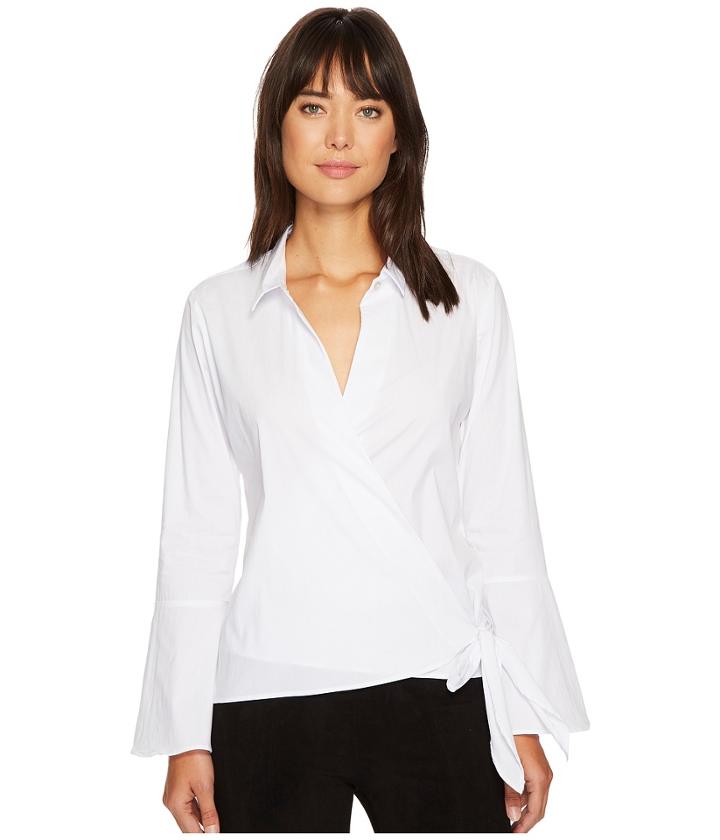 B Collection By Bobeau - Lottie Side Tie Blouse