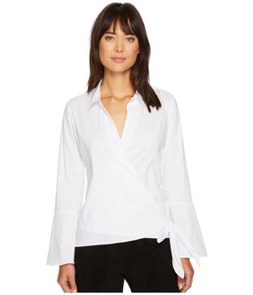 B Collection By Bobeau - Lottie Side Tie Blouse