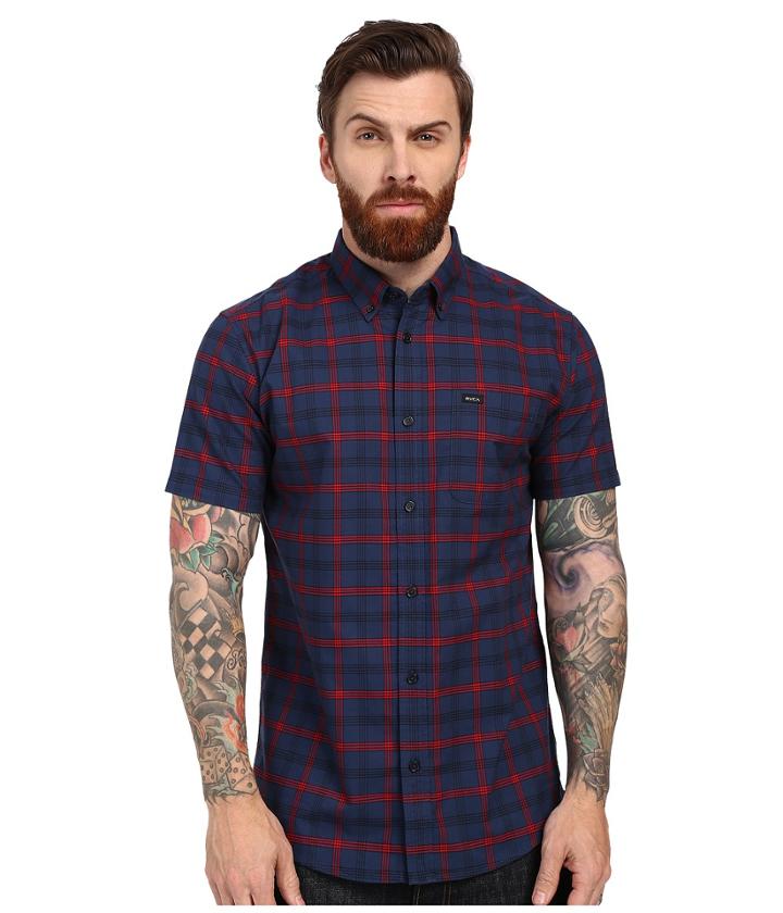 Rvca - That'll Do Plaid Short Sleeve Woven