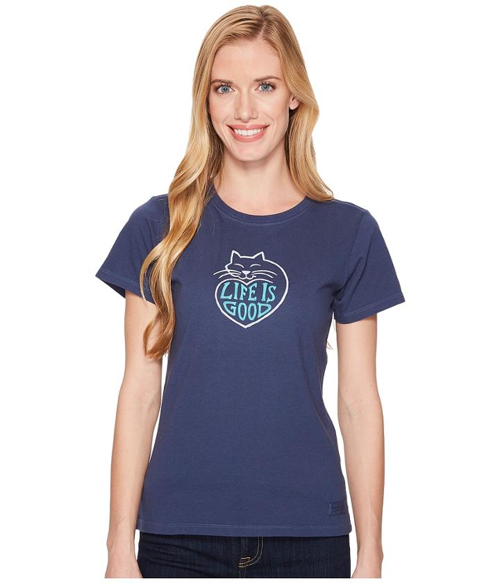 Life Is Good - Cat Love Crusher Tee