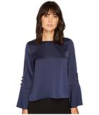Vince Camuto - Long Sleeve Flutter Cuff Blouse