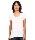 Dylan By True Grit - Short Sleeve High-low Luxe Tee