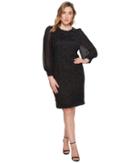 Adrianna Papell - Plus Size Bishop Sleeve Ava Lace Sheath Dress
