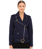 Love Moschino - Coat With Heart Buckle