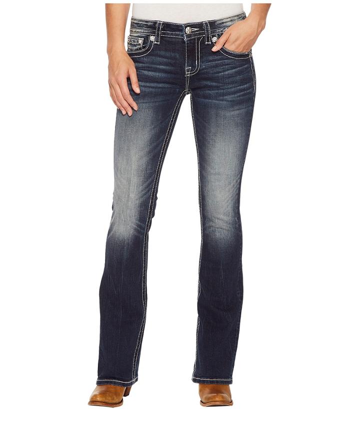 Miss Me - Bootcut Jeans In Medium Dark