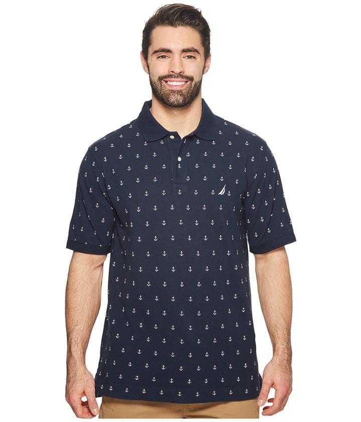 Nautica Big &amp; Tall - Big Tall Printed Deck Polo
