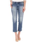 Calvin Klein Jeans - Cropped Straight Jeans In Authentic Blue