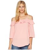 Wrangler - Off The Shoulder Top With Straps Ruffle