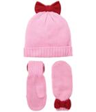 Kate Spade New York Kids - Bow Hat And Mittens Set