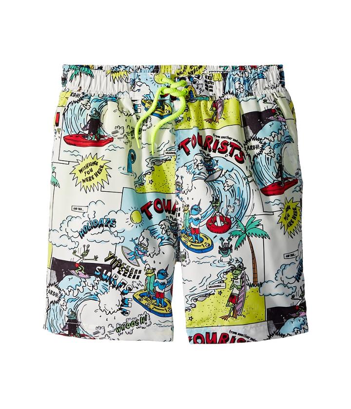 Stella Mccartney Kids - Taylor Cartoon Print Swim Shorts