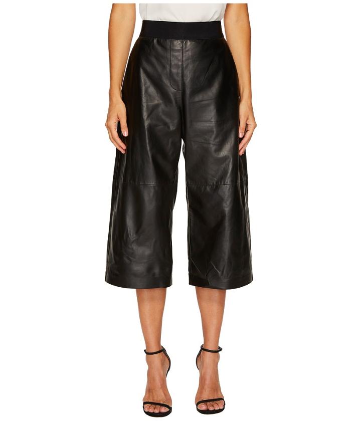 Neil Barrett - Nappa Leather Wide Leg Pants