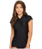 Rip Curl - Belle Cap Sleeve 1/2 Zip Uv Tee