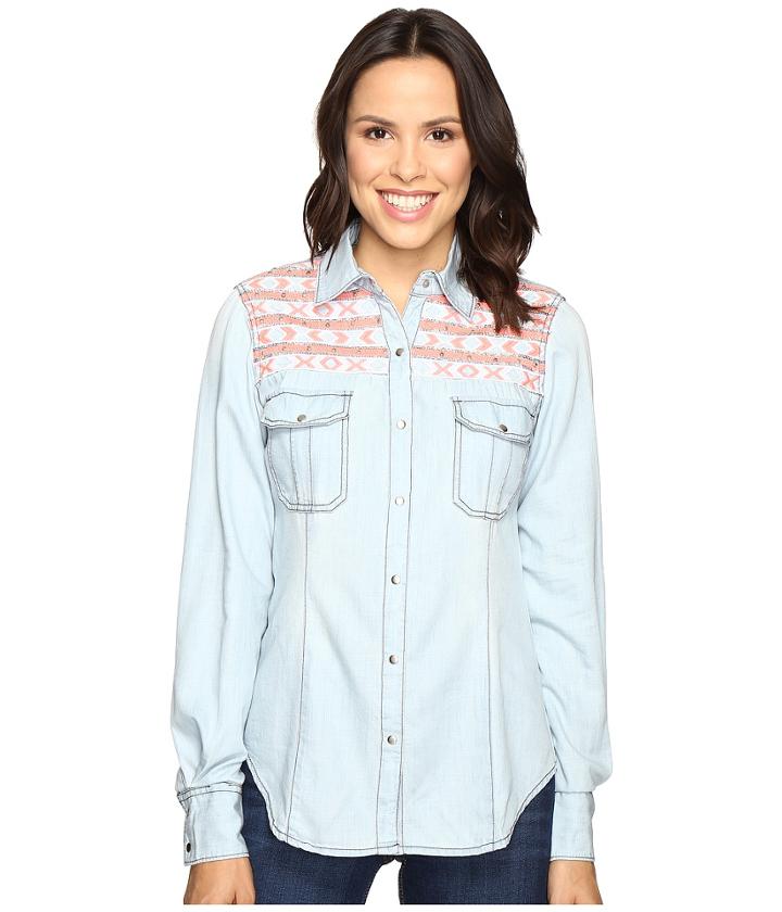 Rock And Roll Cowgirl - Long Sleeve Snap B4s7301