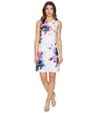Calvin Klein - Sleeveless Floral Jersey Dress