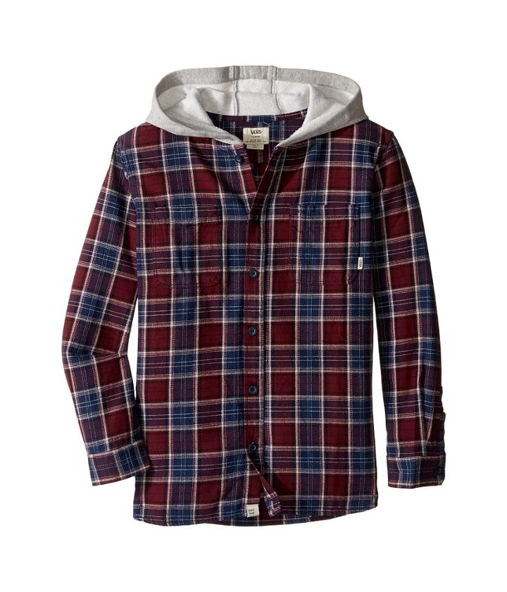 Vans Kids - Lopes Long Sleeve Shirt With Hood