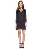 Just Cavalli - 3/4 Sleeve Pois Print Dress