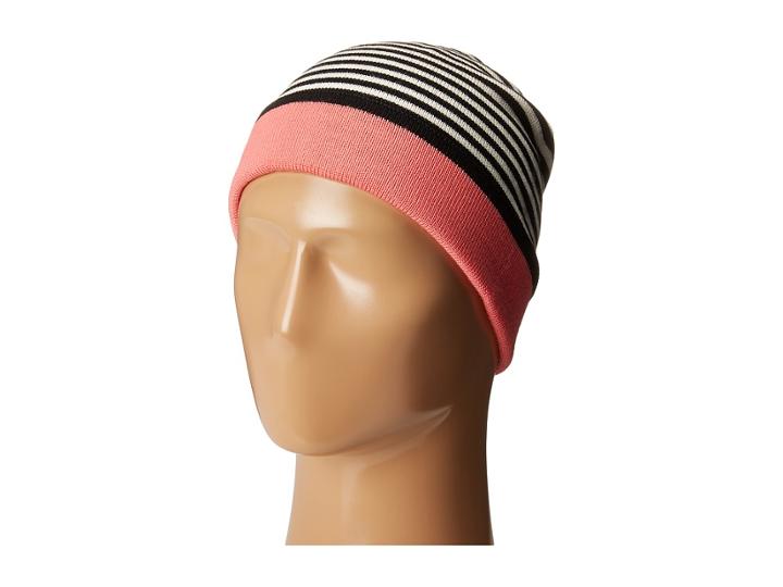 Kate Spade New York - Color Block Stripe Reversible Beanie