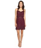 Adrianna Papell - Spaghetti Strap Cocktail Dress W/ Fringe