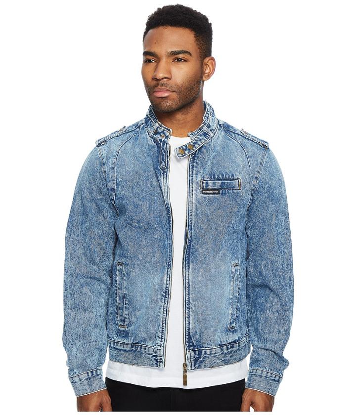 Members Only - Denim Iconic Racer Jacket