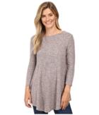 B Collection By Bobeau - Brushed Babydoll Hemline Knit